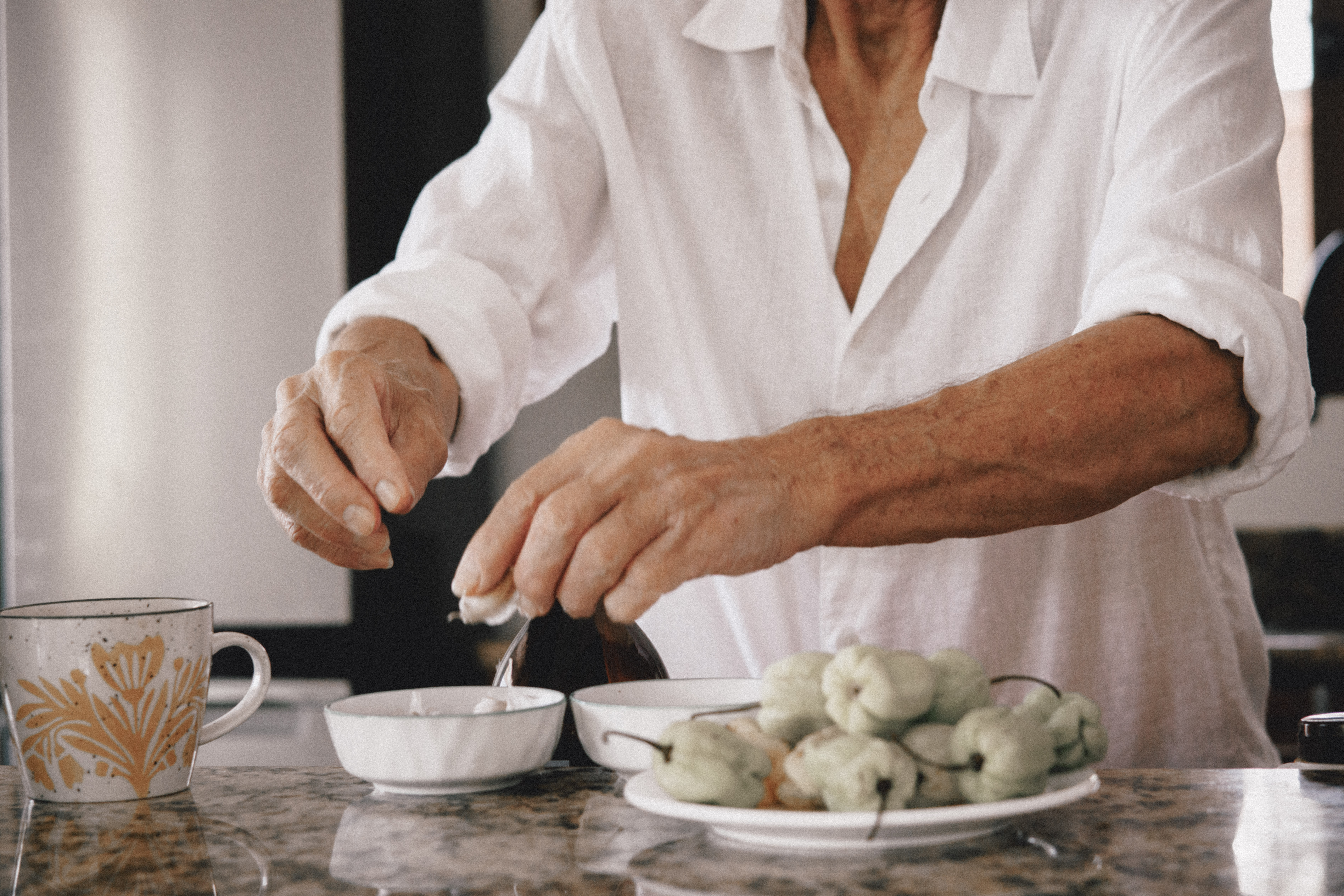 Cooking — close up hands